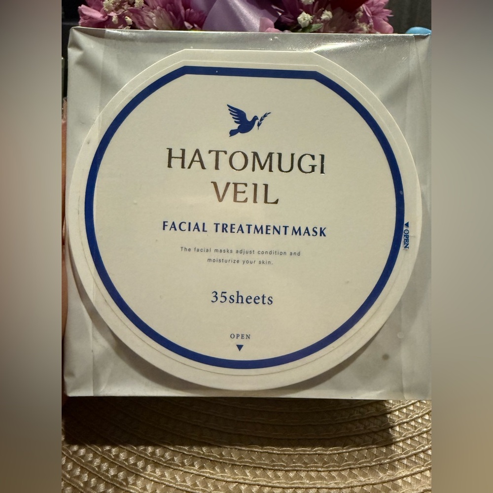 Hatomugi Veil Facial Treatment Masks 35 sheets! NWT